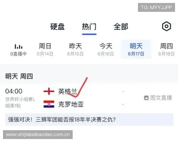 世界杯小组赛焦点战：英格兰与克罗地亚比赛中拿几分能确保出线资格的最新预测
